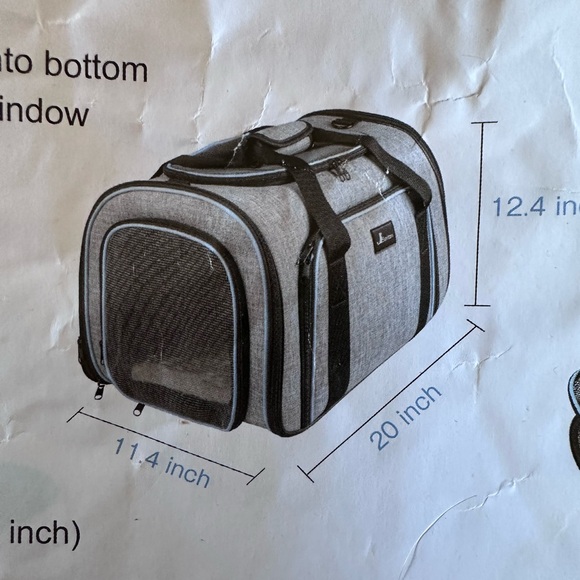 Pet Carrier for Dogs - Gray